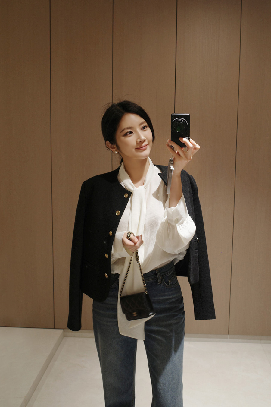 [DGSJK34] Lin tweed jacket